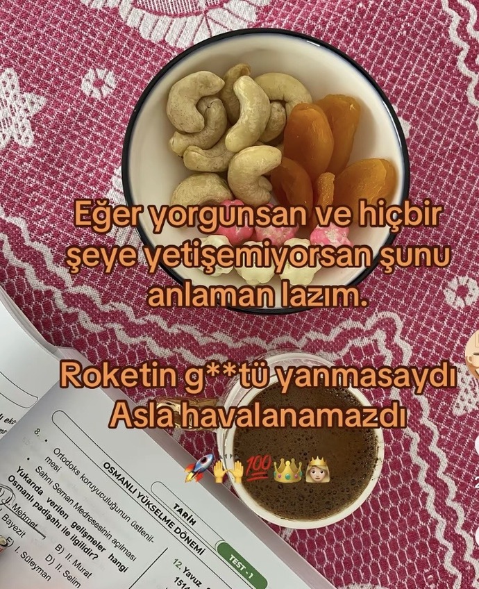Böyle motivasyon cümlelerine bayılıyom