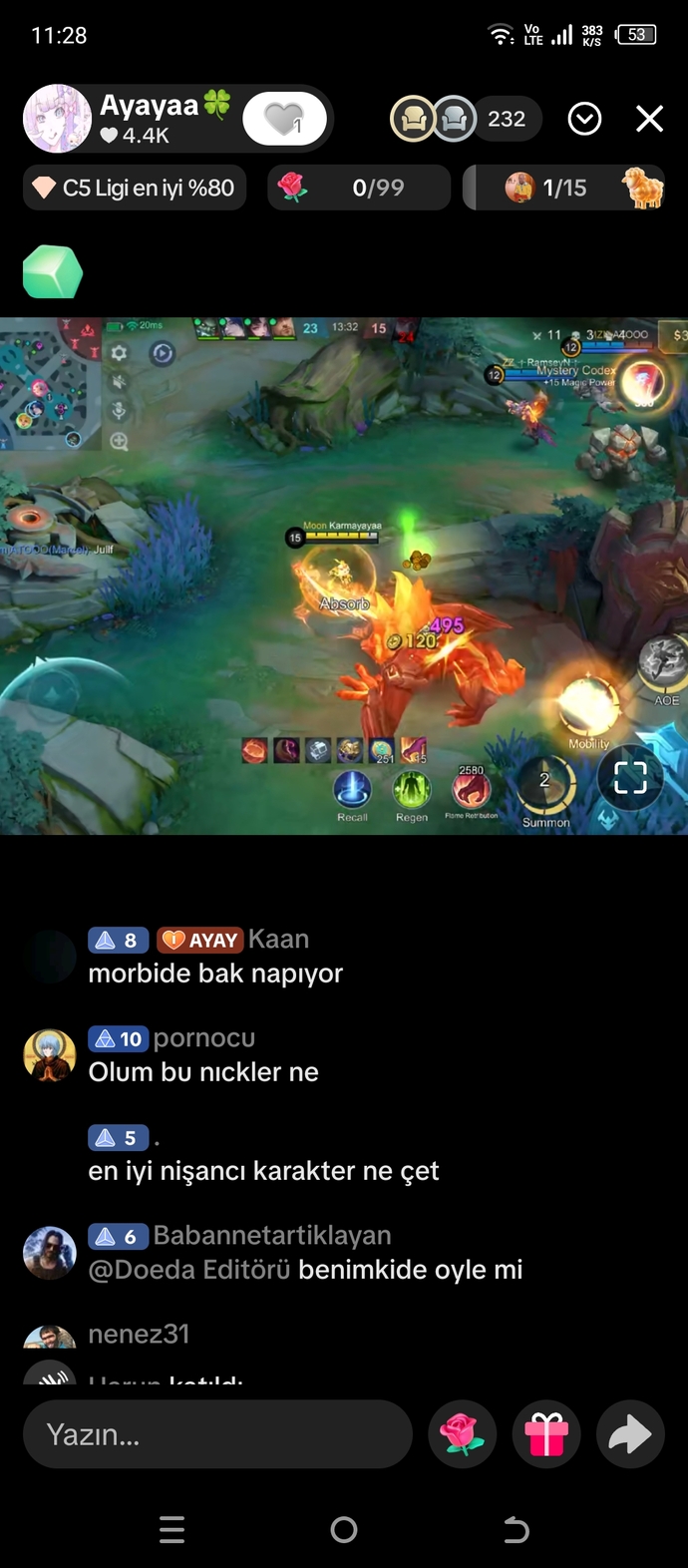 Yayın izlemeyi sever misiniz?
