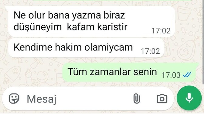Önceden konuşan çabalayan sevgilim artık böyle ilgisini kesti sizce ne yapmalıyım?