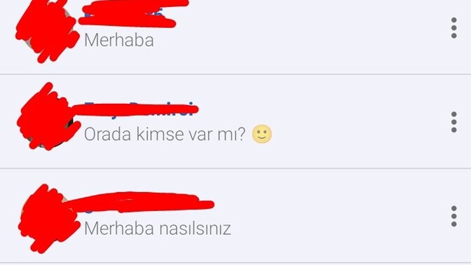 Arkadaşlar başka kime bu kadar mesaj geliyor?