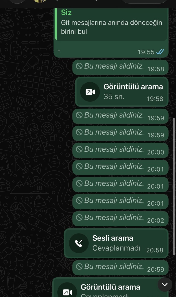 Neden cevap vermiyor szce?