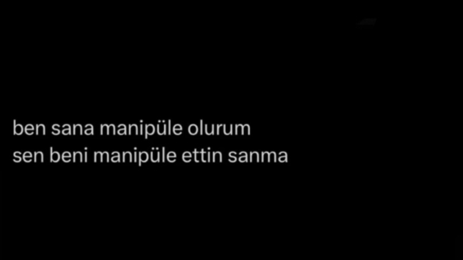 Kolay manipüle olur musunuz?