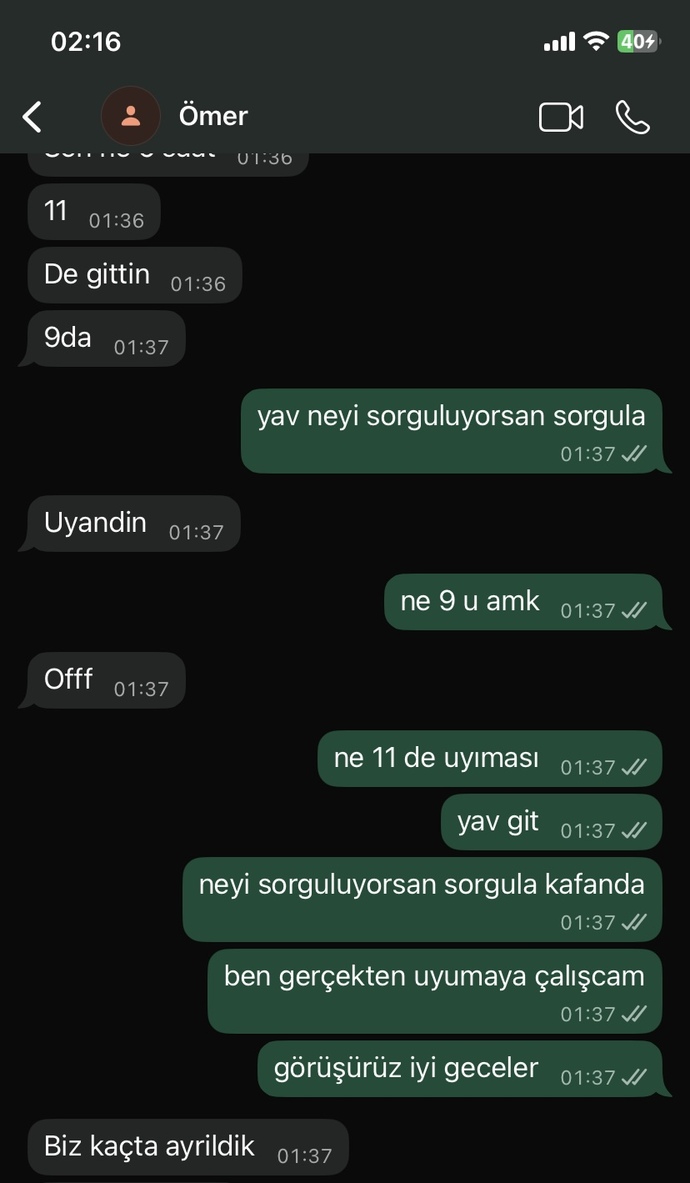 Fazla mı tepki vermişim?