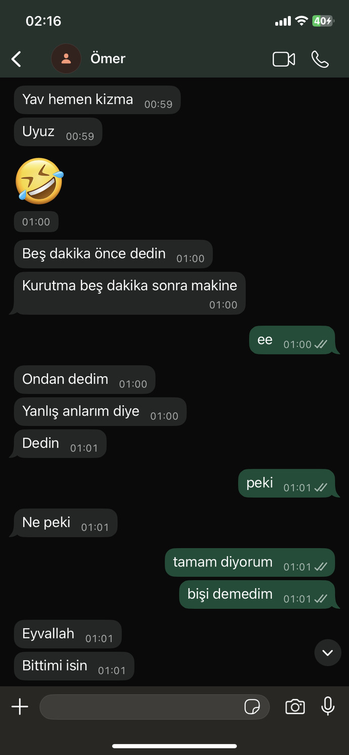Fazla mı tepki vermişim?