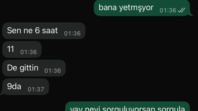Fazla mı tepki vermişim?