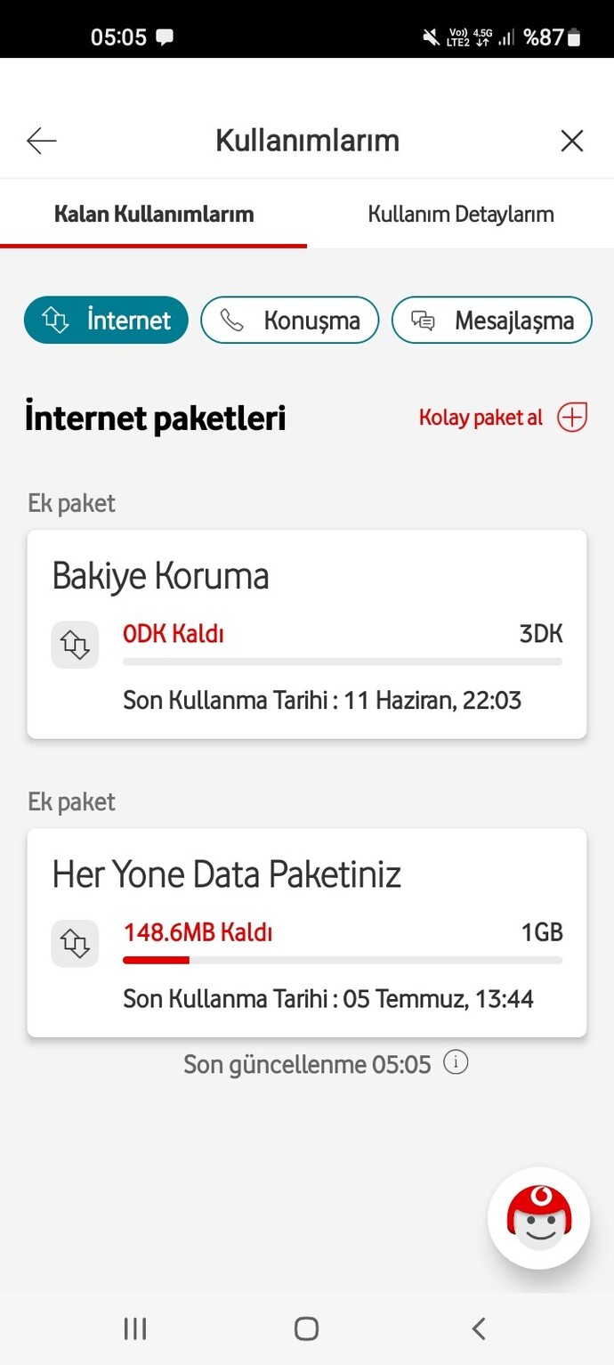 İnternetim azaldı ağlıcam😭?