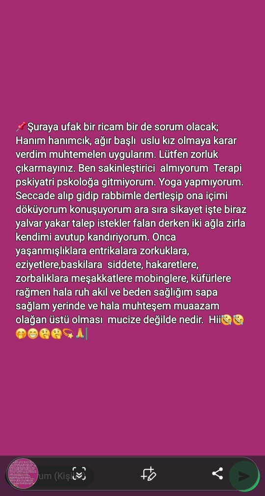 En son WhatsApp durumunuzda ne paylaştınız, sizce benim eleştirel kısa yazım nasıl olmuş?