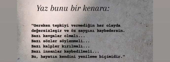 En son WhatsApp durumunuzda ne paylaştınız, sizce benim eleştirel kısa yazım nasıl olmuş?