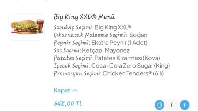Bu menü yemek abartı gereksiz mi?