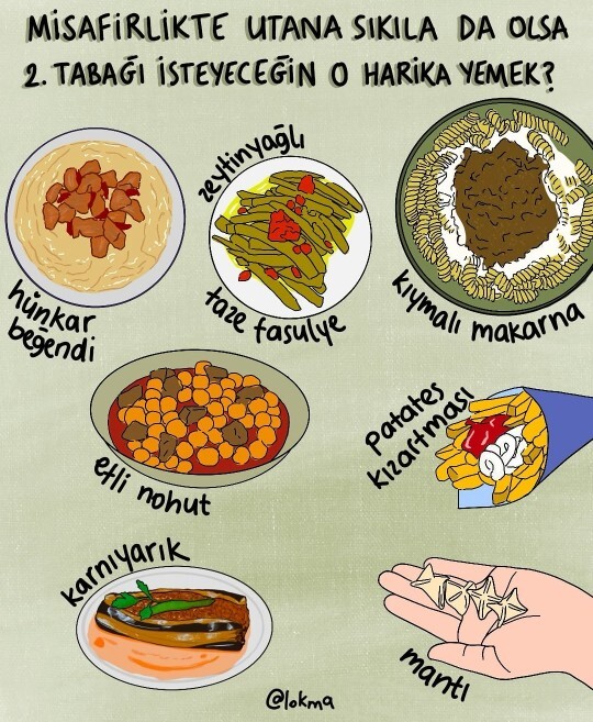 Misafirlikte utana sıkıla 2. tabağı isteyeceğin yemek hangisidir?