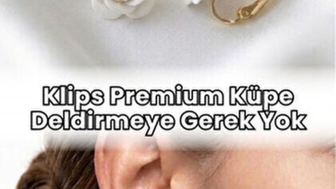 Klipsli küpe kullanıyor musunuz?