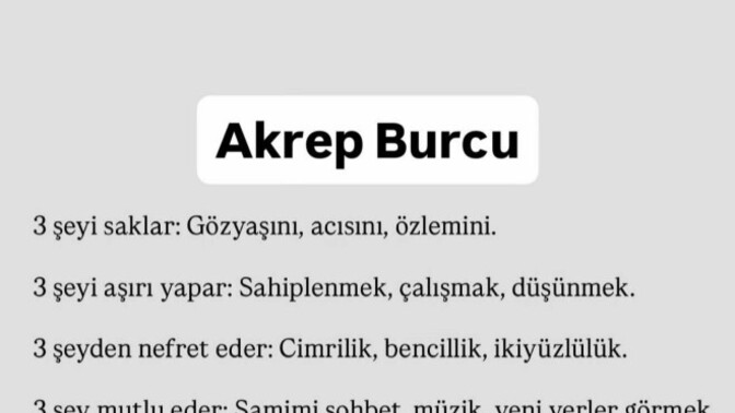 Kim akrep burcu, akrep burcu olanlar burada mı yazsın?