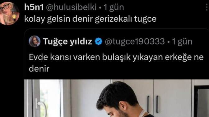 Erkek adam bulaşık yıkar mı?