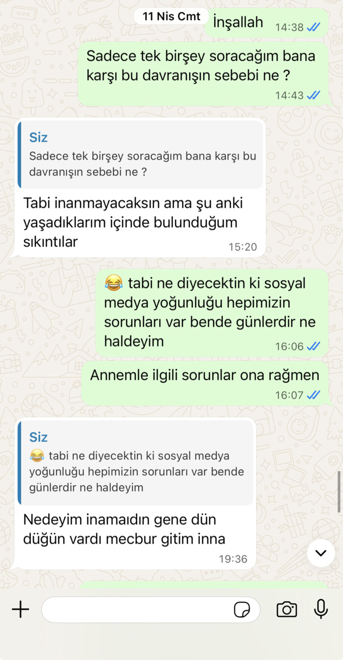 Sevgilim günlerce yazmayınca ben mi abartıyorum, yoksa ilişkiyi bitirmekte haklı mıyım?