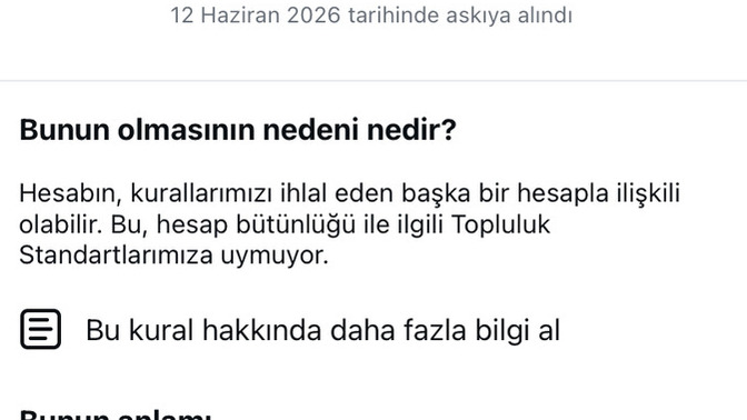 Instagram hesabım durup dururken askıya alındı, sürekli kapatılma sorunu yaşayan var mı?