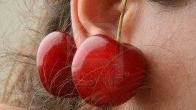 Kirazdan küpe yaptınız mııı?