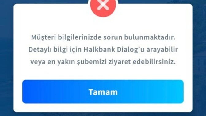 Halkbank kredi ve kart borcu gecikmesi internet bankacılığına girişimi engeller mi?