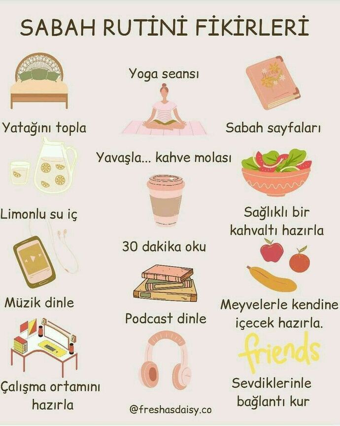 Günaydın :) güne başlama rutininiz nedir?