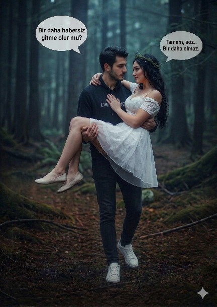 Deli gibi misiniz?