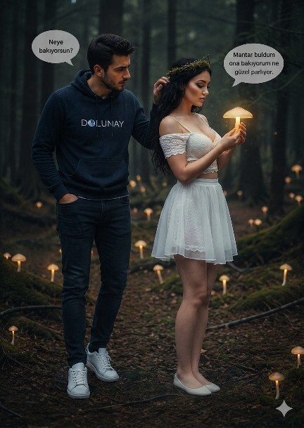 Deli gibi misiniz?