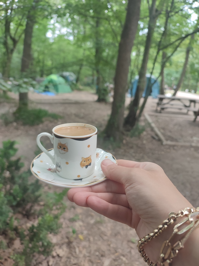 Doğada bi kahveye ne dersiniz 🌲🌳🌿😋?