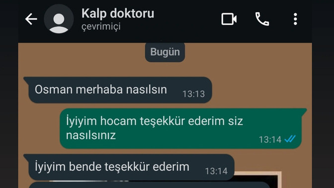 Güne nasıl uyandınız. Ben ameliyat mesajı ile ne güzel bir gün değil mi?