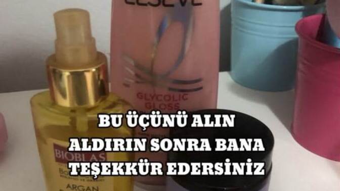 Sizin üçlü saç bakım ürününüz hangisi?
