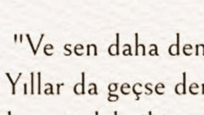 Siz hiç bir "an"da kalmak istediniz mi.. o "an" hiç geçmesin.. üstünden gecsede o "an" dan cikabildiniz mi?