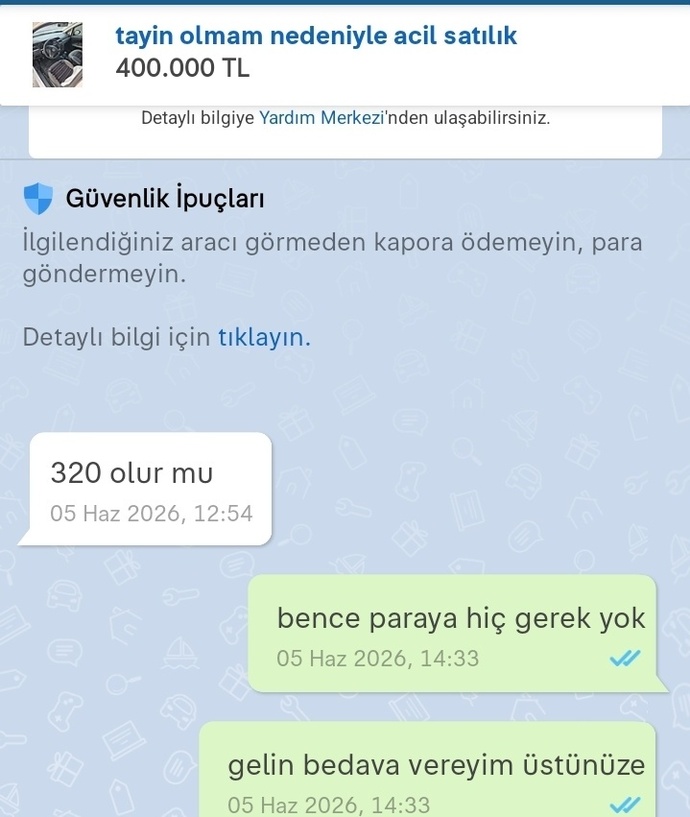 Sattığınız bir şeye aldığınız en saçma, en komik teklif neydi?