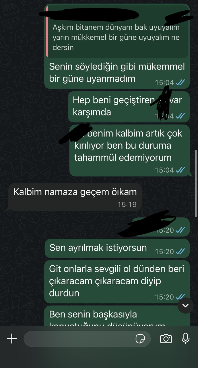 Sizce çok mu abartmışim haklı miyim?