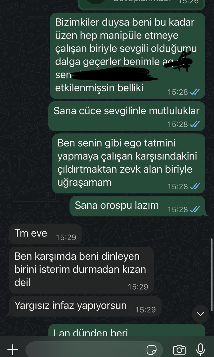 Sizce çok mu abartmışim haklı miyim?