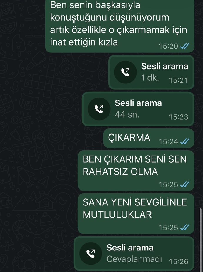 Sizce çok mu abartmışim haklı miyim?