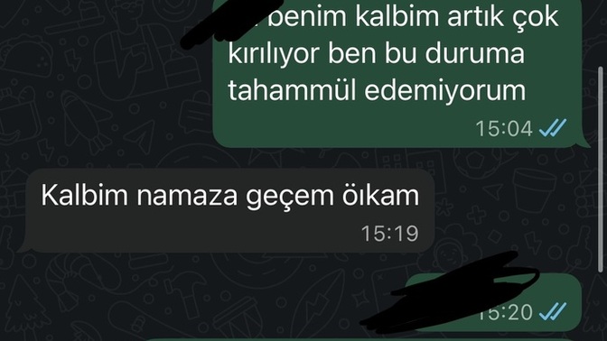 Sizce çok mu abartmışim haklı miyim?