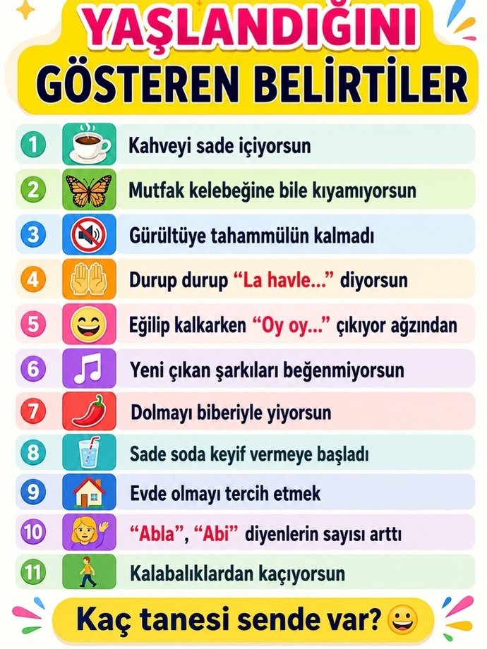 Ben yaşlanmışım 🙈☺️🌸✨️