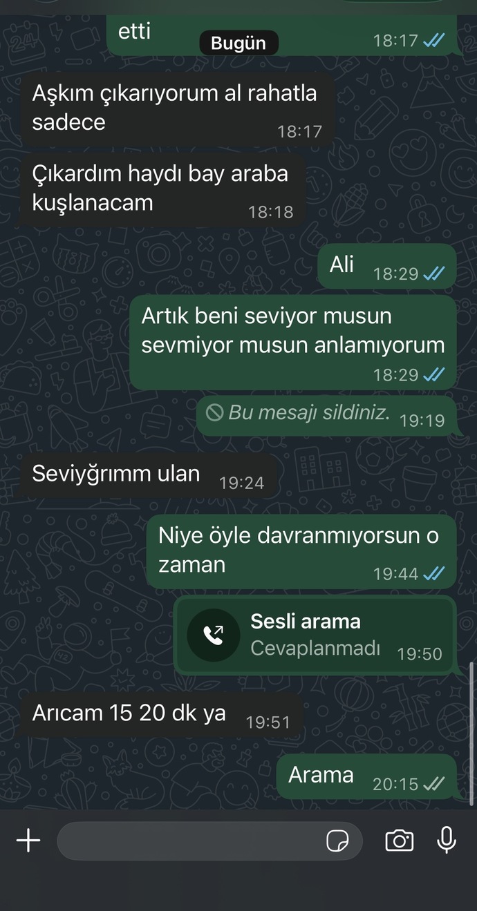 Ayrılmak mi istiyordu sizce?