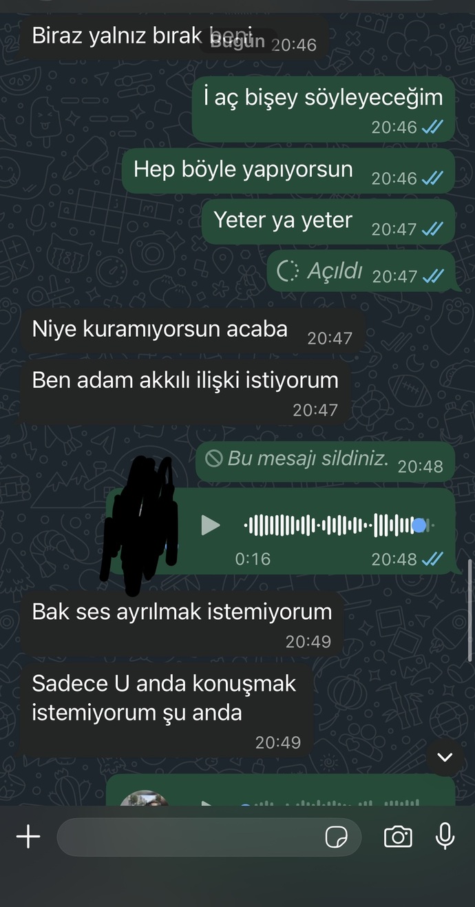 Yerimde olsanız napardınız?