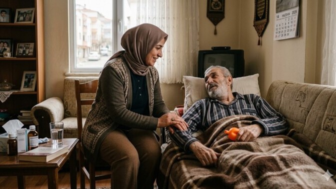 Anne, babamıza bakmak zorunda mıyız?