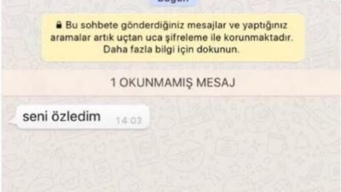 Beklediğiniz birinden böyle bir mesaj alsanız , her şeye rağmen ne dersiniz?