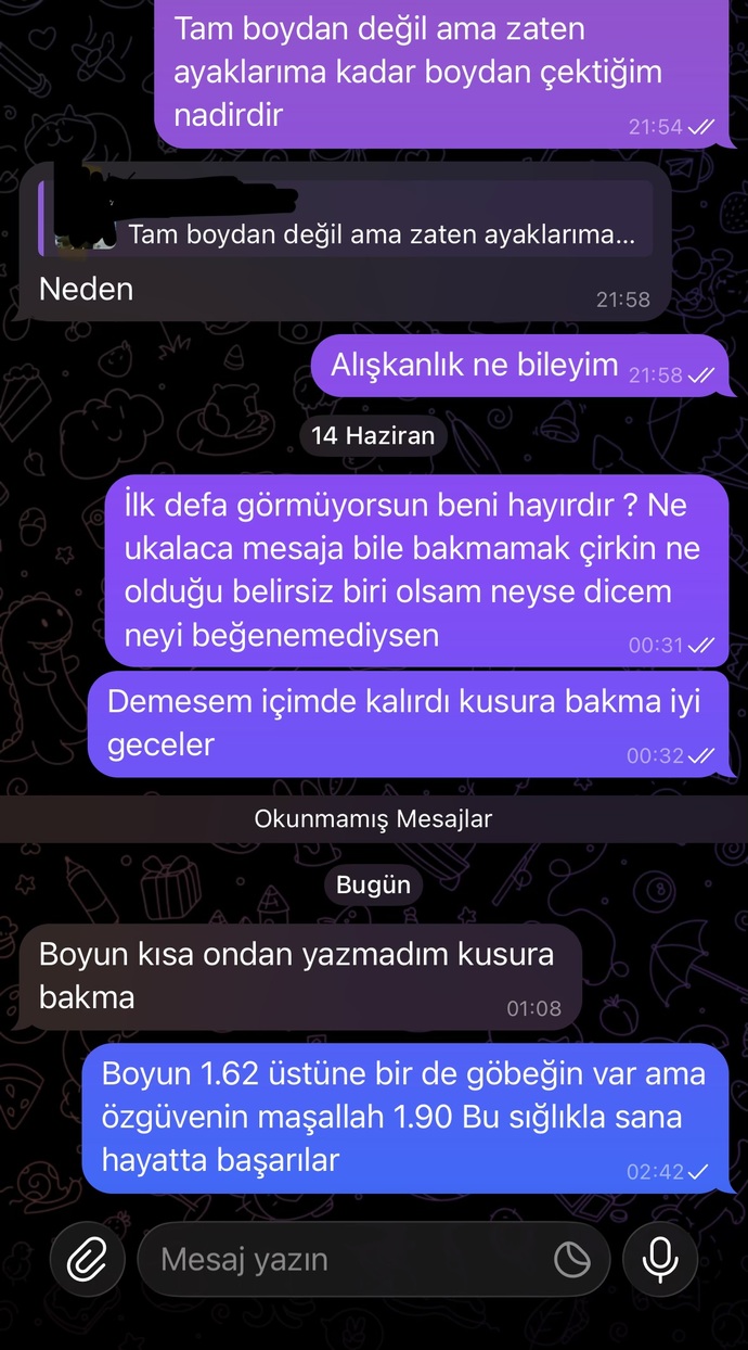 Boyun kısa ondan cevap vermedim diyen kıza nasıl efsane cevap verilir?