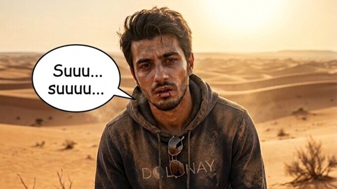 Susuz çöllerdeyim! Son içtiğin şeyi bana verseydin ne içmiş olurdum?