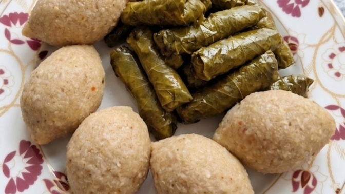 İçli köfte ve sarma kahvaltı veya çay yanına yakışırmı?