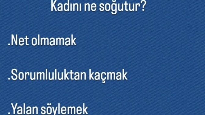 Kadını ne soğutur?