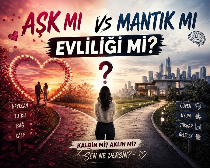 Aşk evliliği mi mantık evliliği mi 🤨?