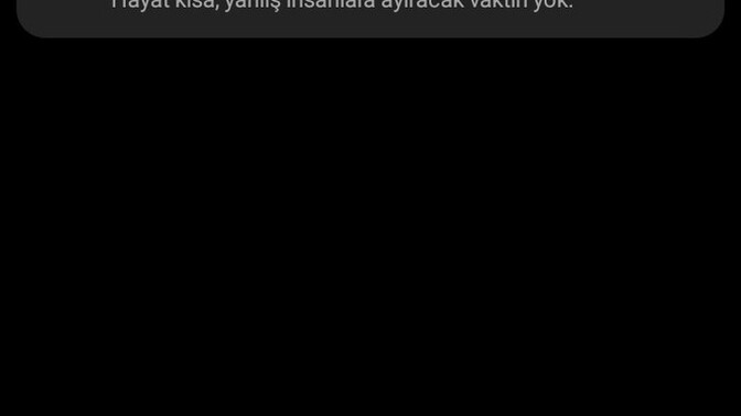 Size güzel mesaj atan biri var mı?