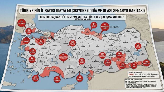 Haritaya 25 il daha ekleniyor. Sizce ne gibi artı ya da eksileri olur?