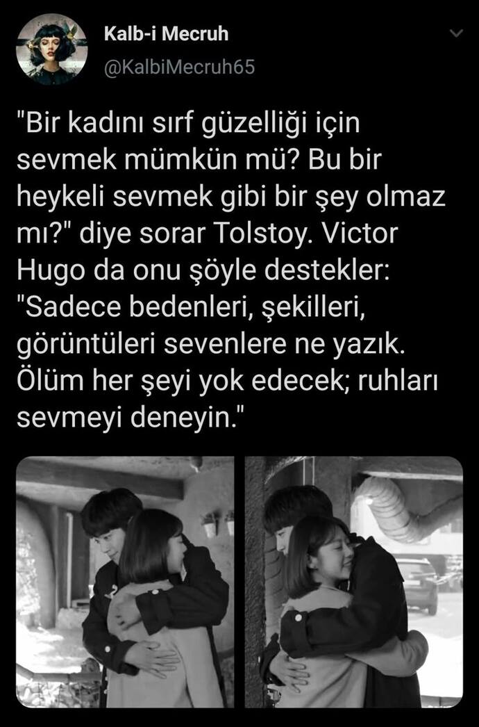 Biriyle sadece güzelliği için sevgili oldunuz mu?