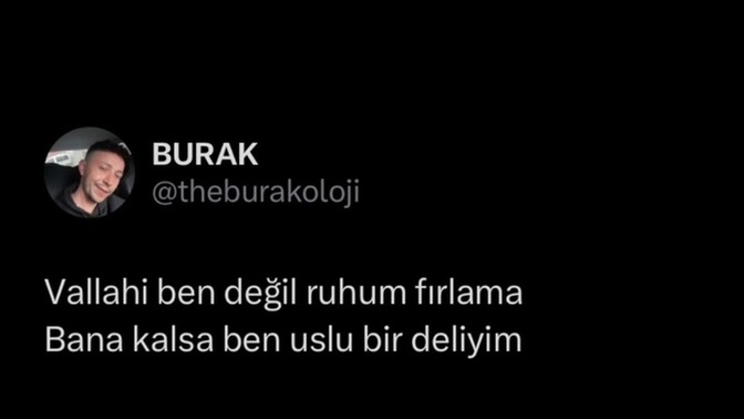 Uslu musun fırlama mı?