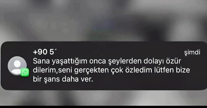 Şu mesajı alsaydınız yanıtınız ne olurdu?