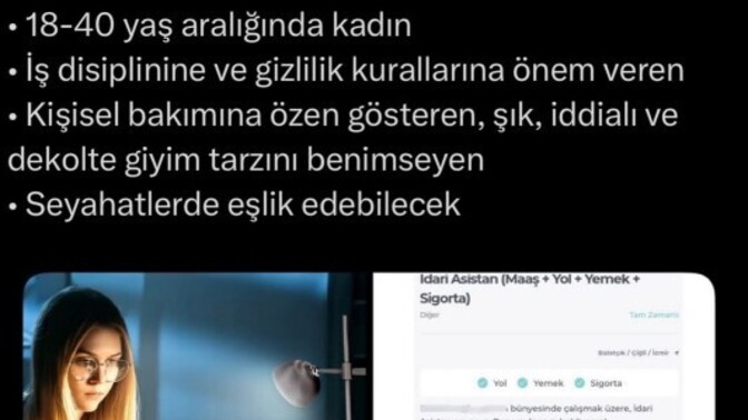 Ülkede verilen iş ilanına bak ülke nereye gidiyor?