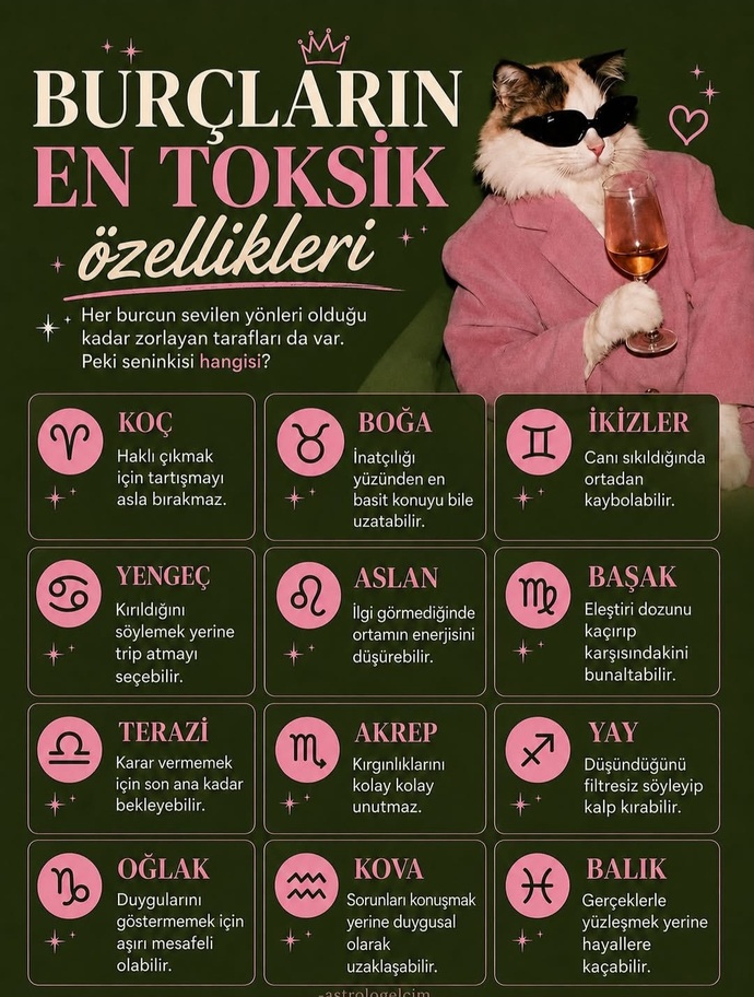 En Toksik Burç sizce Hangisi?